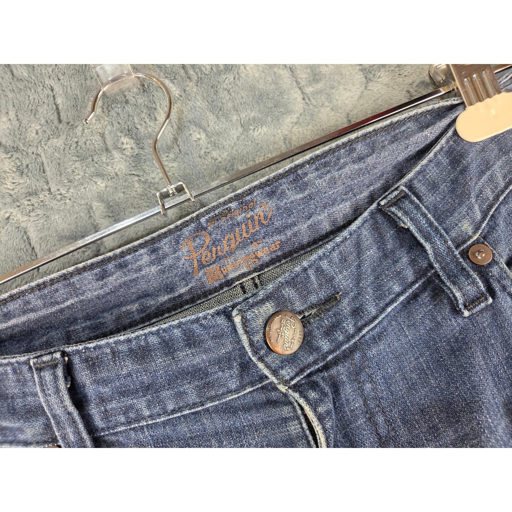 Original Penguin Munsingwear Mens 34x34 Blue Straight Leg Jeans Medium Wash